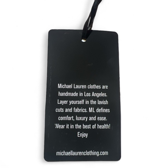 RARE Michael Lauren Women M Blue Raw Hem Button Up Retro Embroidery‎ Denim Shirt - Picture 6 of 8